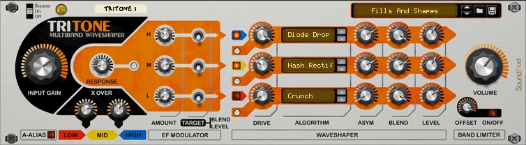 triband-waveshaper