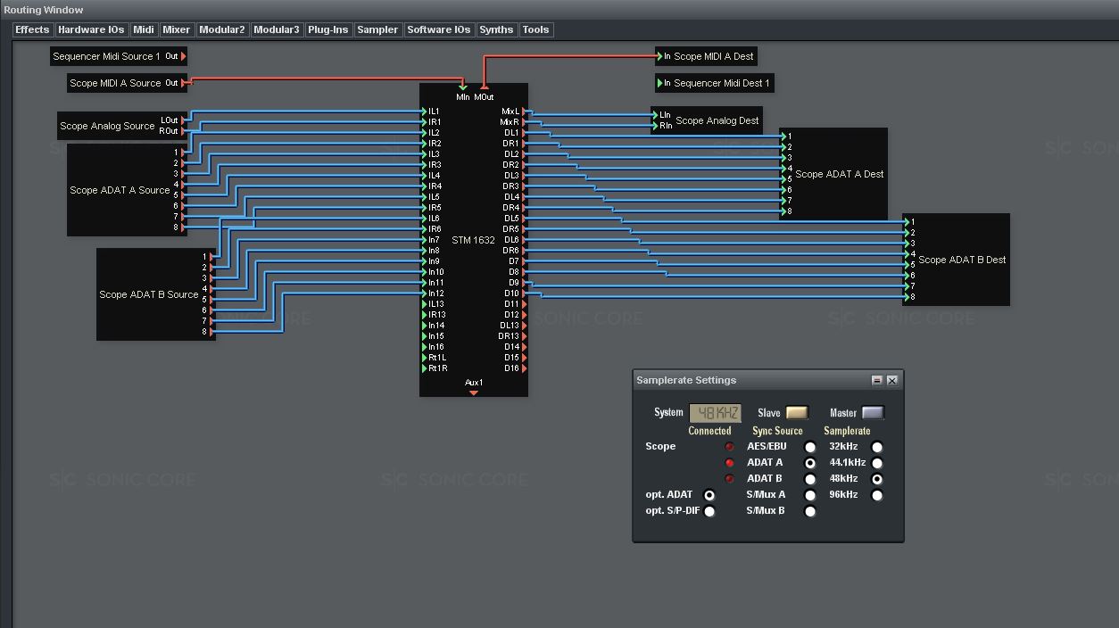 here is a screenshot of my routing windows, maybe it helps.
