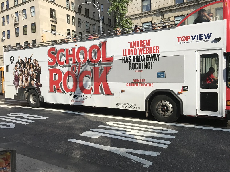 School of Rock Childrens Bus