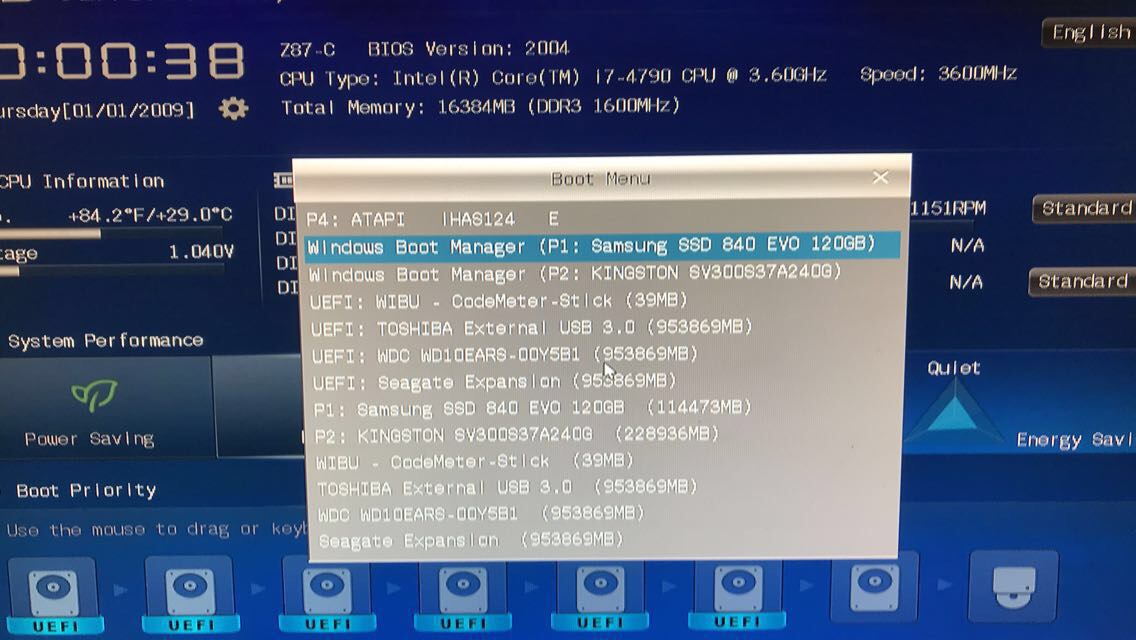 bios boot