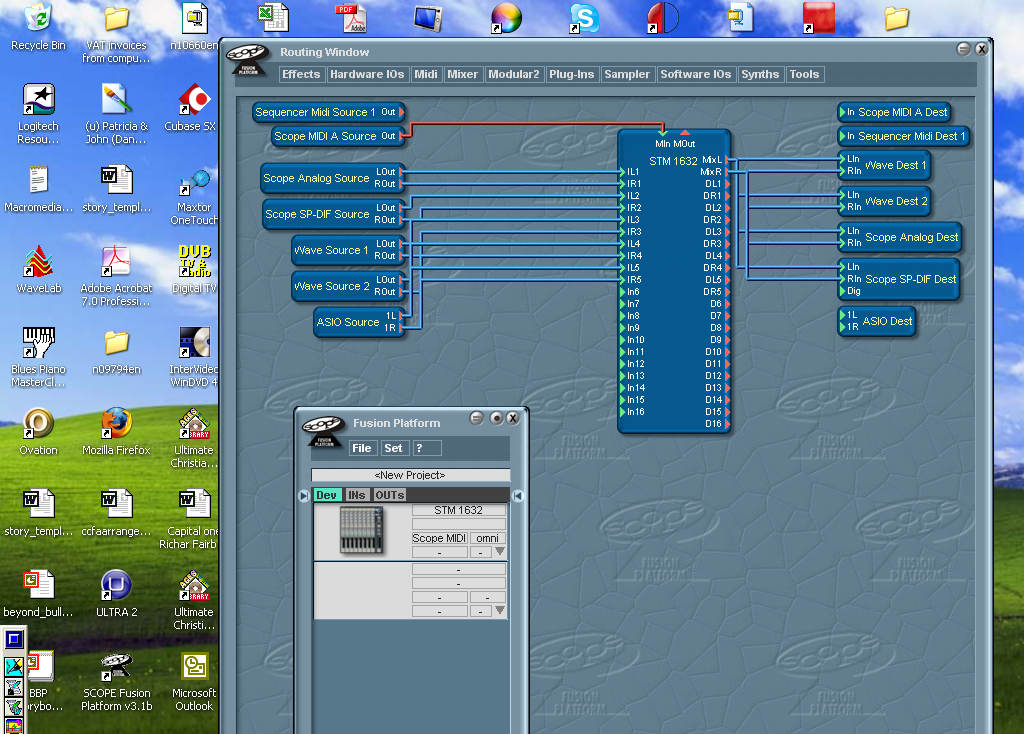 Creamware scope routing window  new project STM1632.png