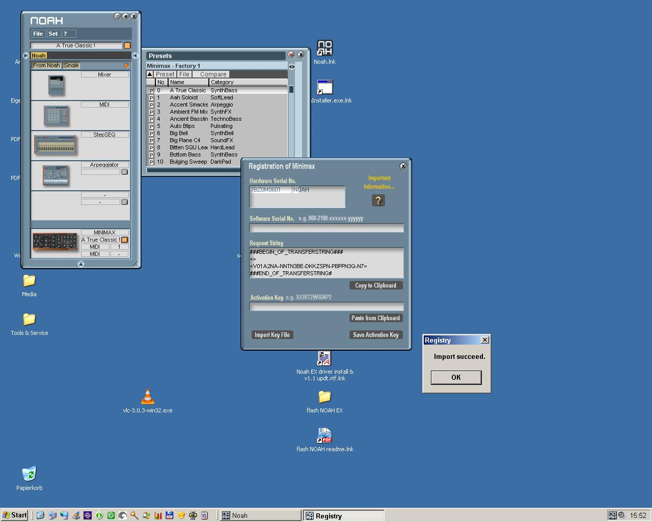 Noah EX keyfile import succeed.JPG